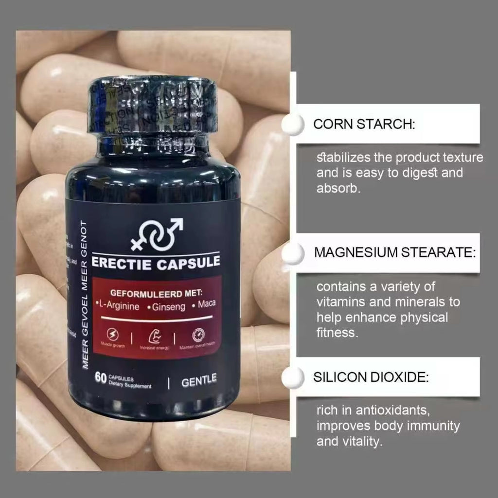 Erectie Capsule - Male Health Support | 60 Capsules | Dropship