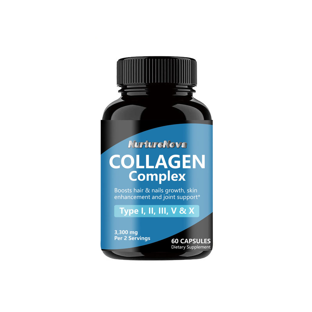 Collagen Complex Capsules - Skin Hair Nail Health|60 Capsules|Dropship