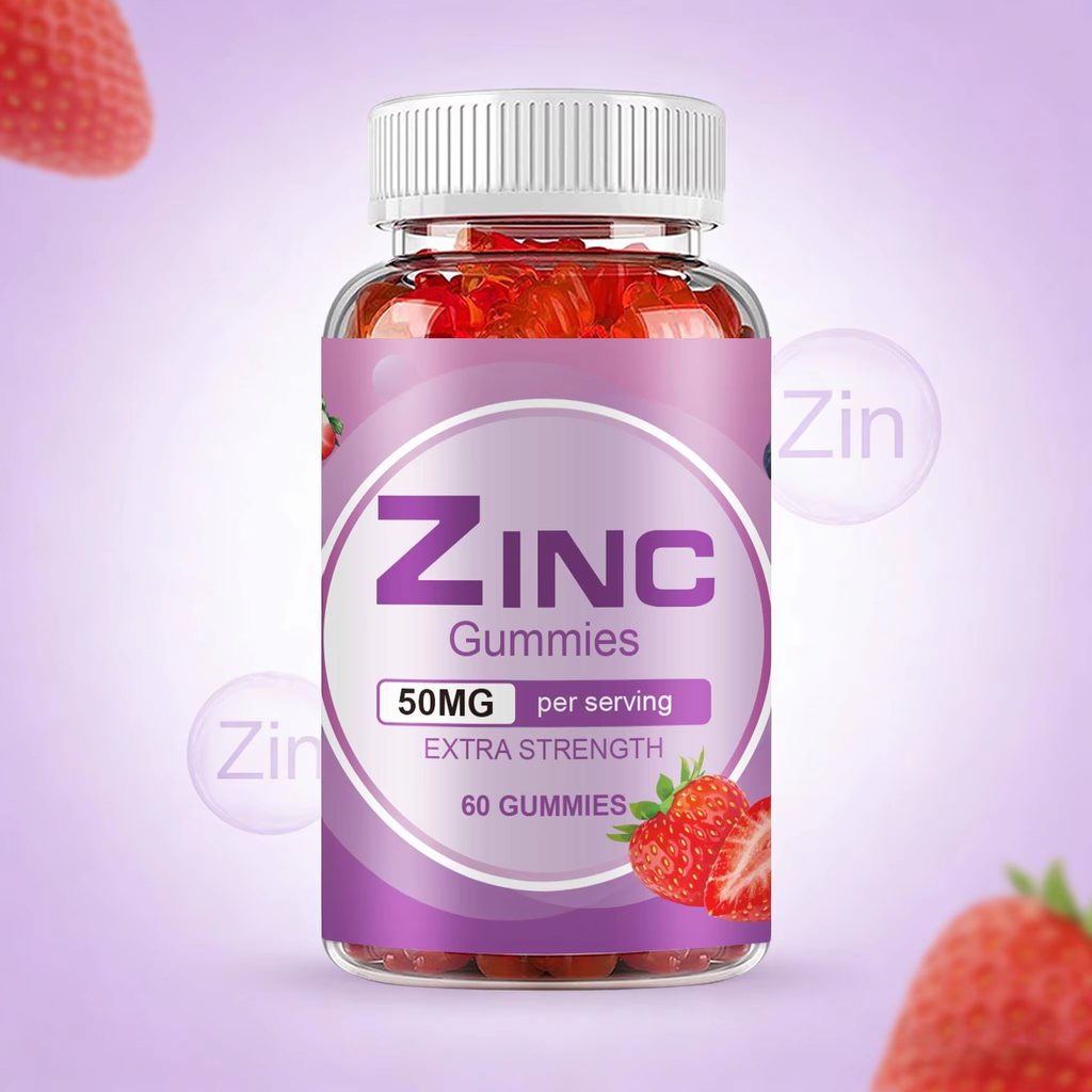 Zinc Gummies - Immune Support Supplement | 50mg 60ct | Dropship