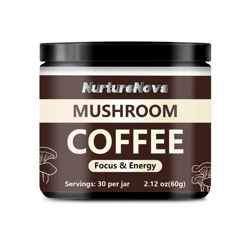 Mushroom Coffee Powder - Boost Focus & Energy|60g|Dropship