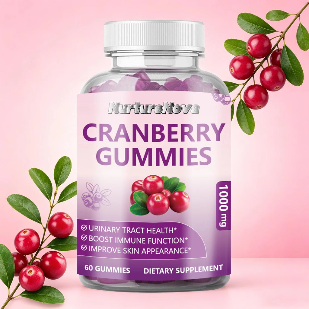 Cranberry Gummies - Support Skin Health | 60 Gummies | Dropship