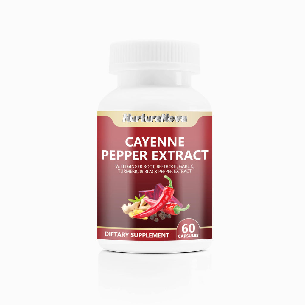 Cayenne Pepper Extract Capsules - Detox Support |60 Capsules| Dropship
