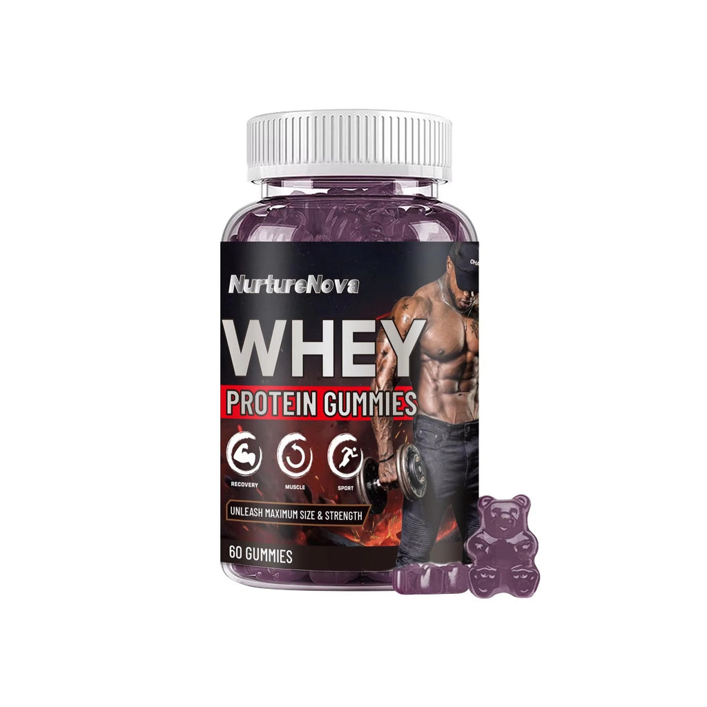 Whey Protein Gummies - Build Muscle|60 Gummies|Dropship