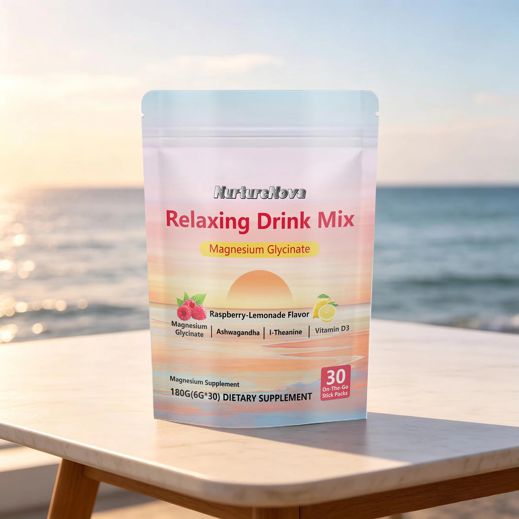 Relaxing Drink Mix - Calm Stress Relief |30 Stick Packs|Dropship