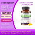 Odorless Garlic 20:1 Extract Softgels - Cardiovascular Health |60 Softgels|Dropship