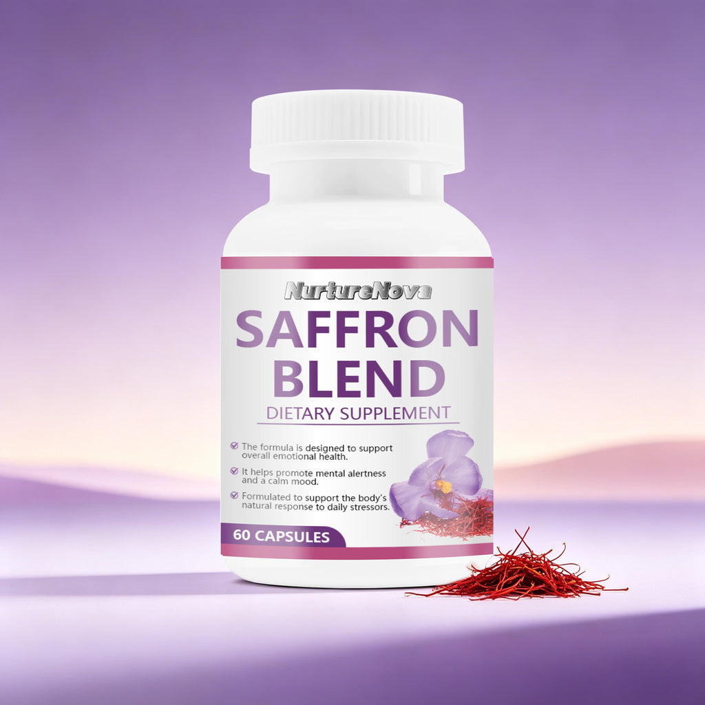 Saffron Blend Capsules - Emotional Mood Support |60 Capsules|Dropship
