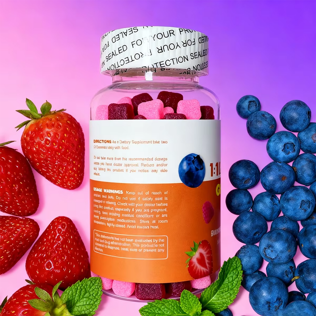 Probiotic Gummies Berry Flavor | 60ct | Dropship