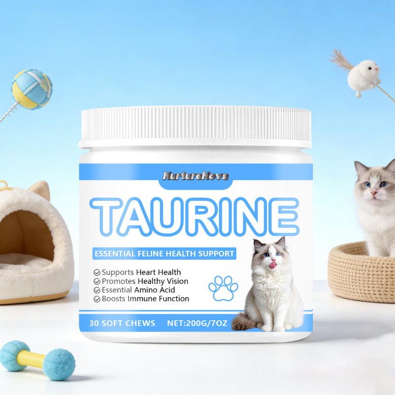 Cat Taurine Chews - Heart & Vision Support | 200g | Dropship