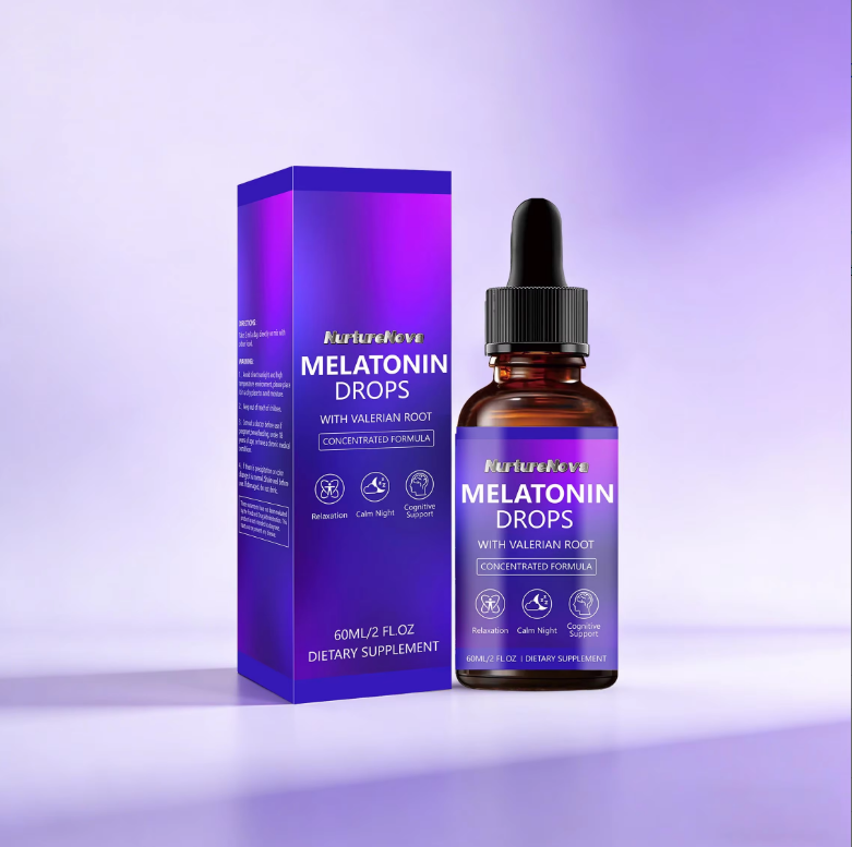 Melatonin Sleep Drops - Relaxation & Cognitive Support | 60ml | Dropship