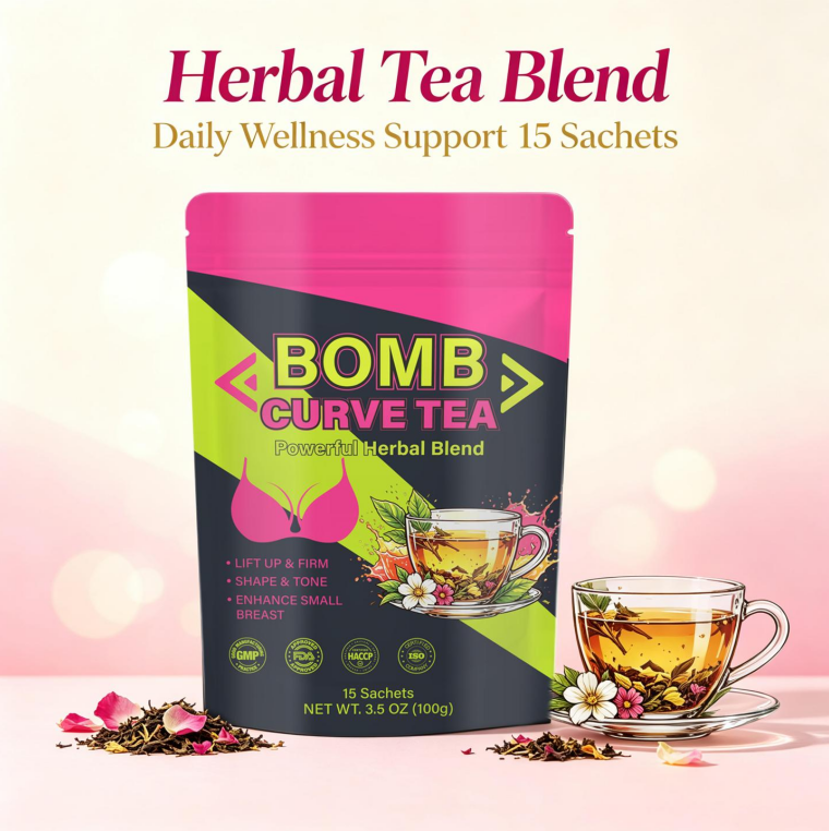 Curve Herbal Tea - Daily Wellness Herbal Drink | 15 Sachets | Dropship