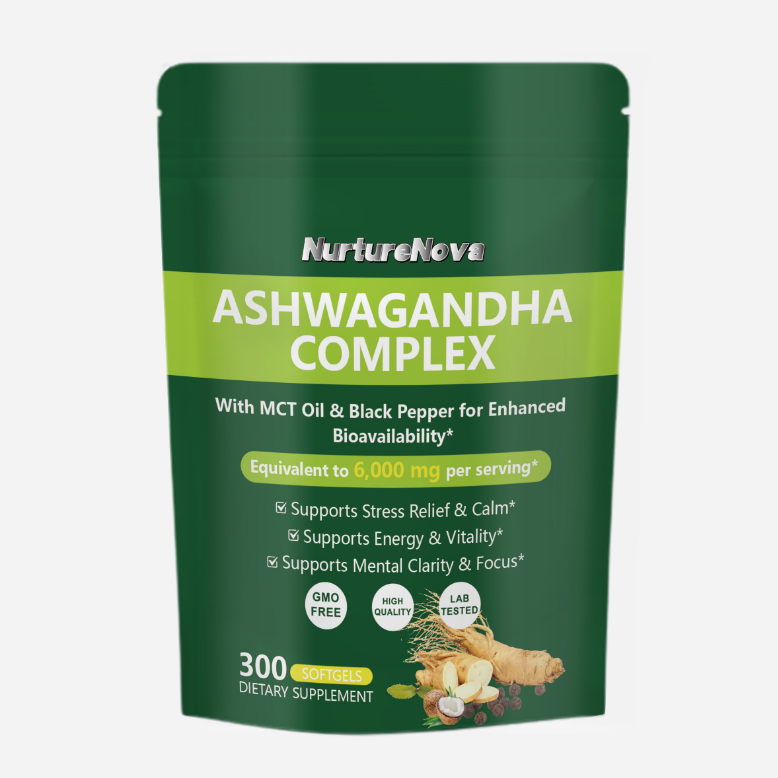 Ashwagandha Complex Softgels - Energy Support|300 Softgels|Dropship