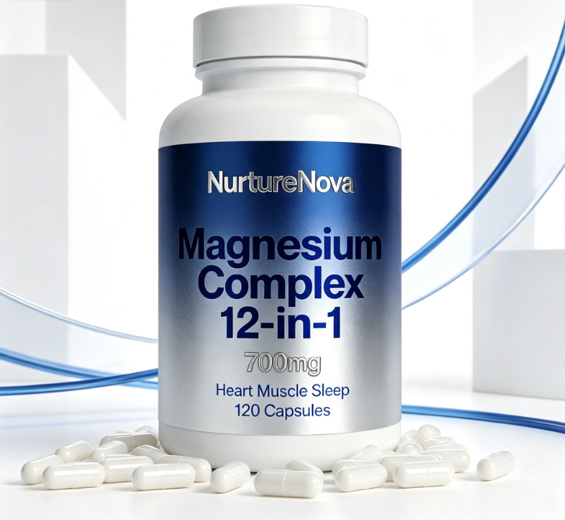 Magnesium Complex Capsules - Mineral Nutritional|120 Capsules|Dropship