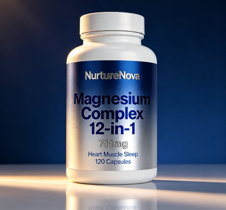 Magnesium Complex Capsules - Mineral Nutritional|120 Capsules|Dropship