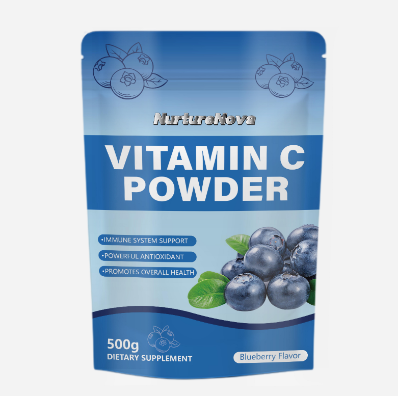 Blueberry Vitamin C Powder - Immune & Antioxidant Support | 500g | Dropship