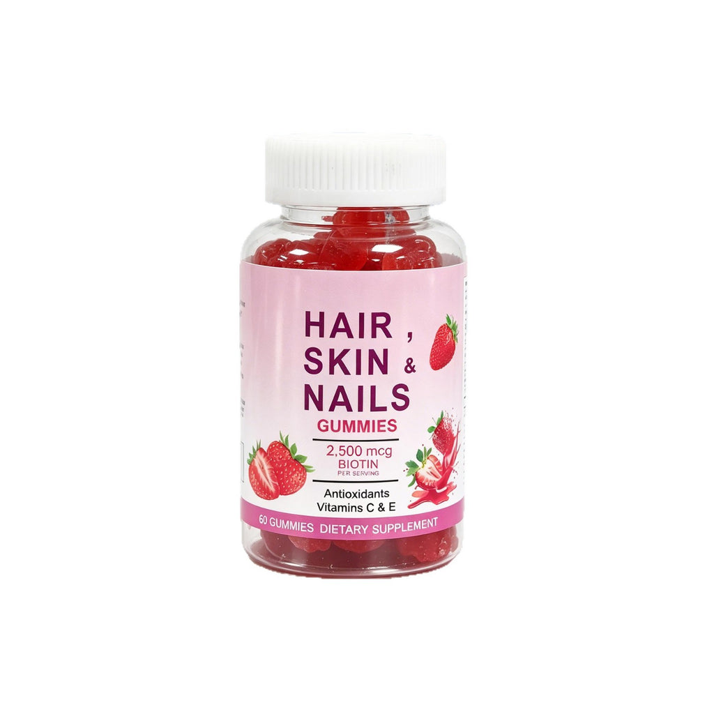 Hair Skin & Nails Gummies - Hair Skin Wellness | 60 Gummies | Dropship