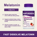 Melatonin Tablets - Support Restful Sleep |Strawberry Flavor| Dropship
